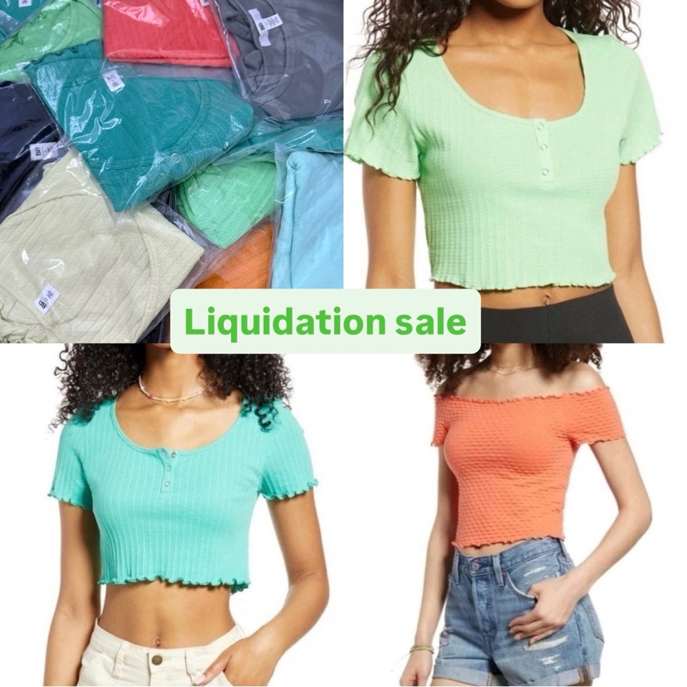 Liquidation Sale BP Crop Tops 10 Pcs New